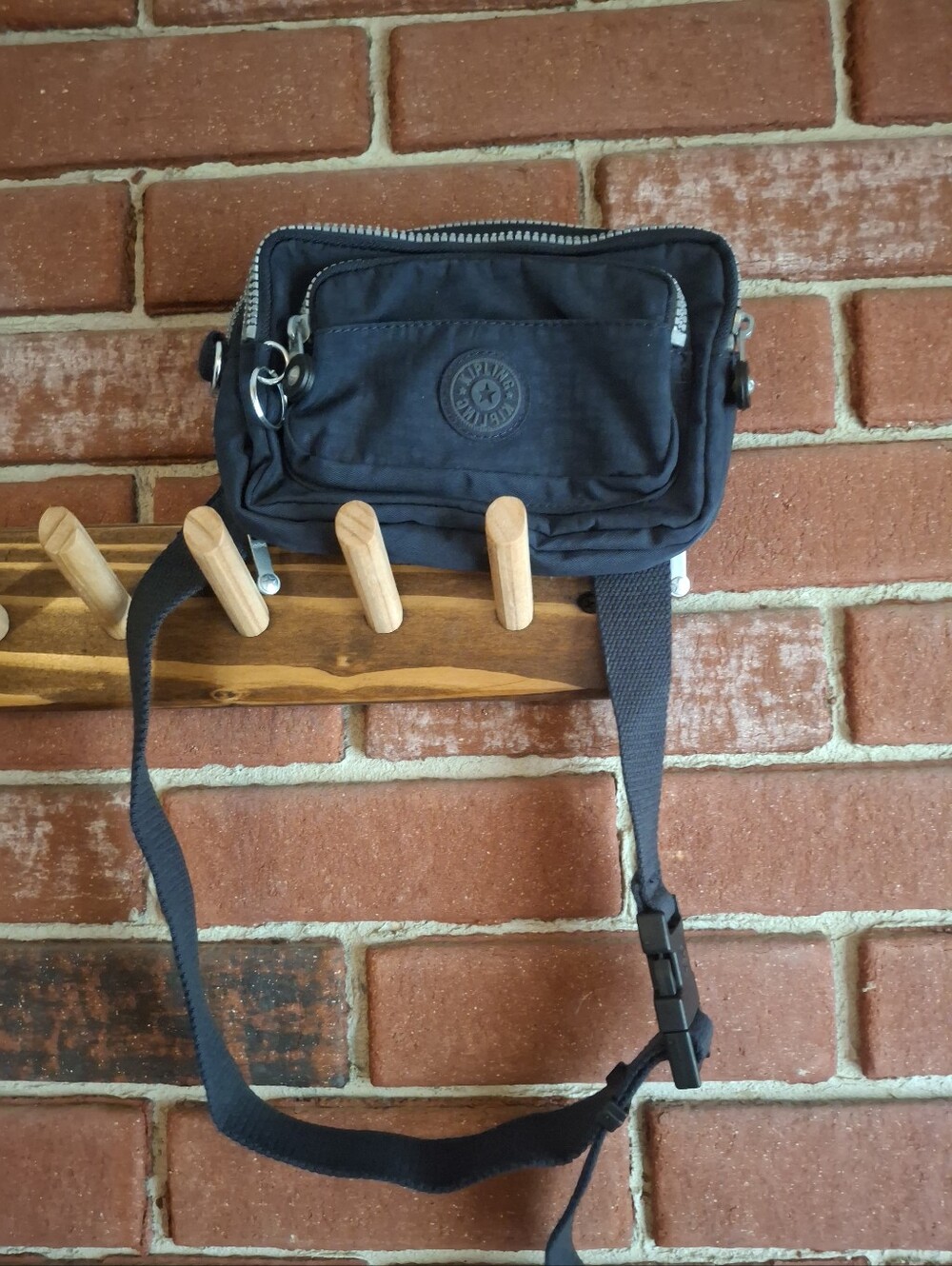 Kipling Black Belt Bag